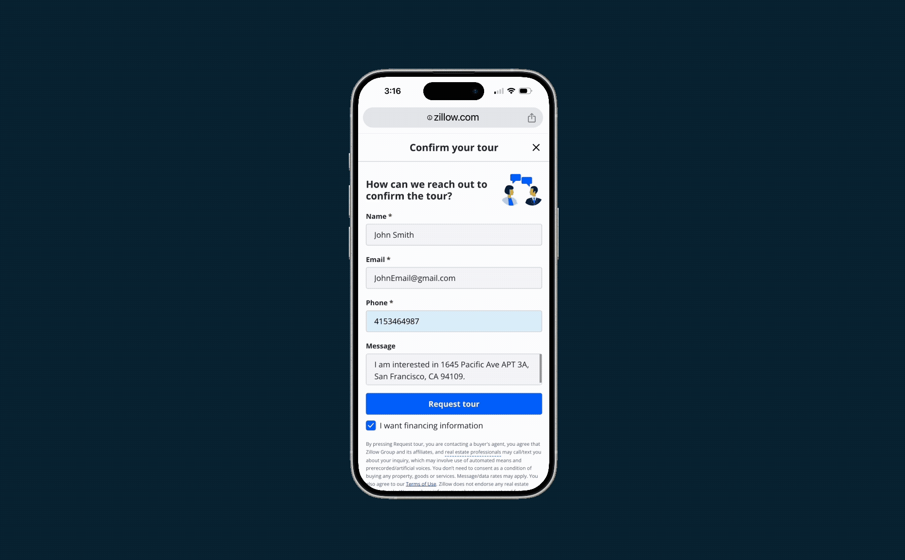 Zillow Sign-In